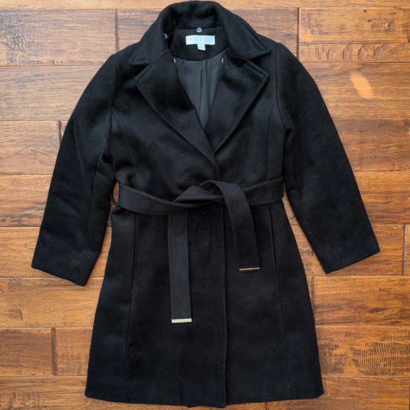 Ivy City Co Other - Ivy City Co Kids Mini Sloane Black Trench Peacoat with Belt, size 9/10